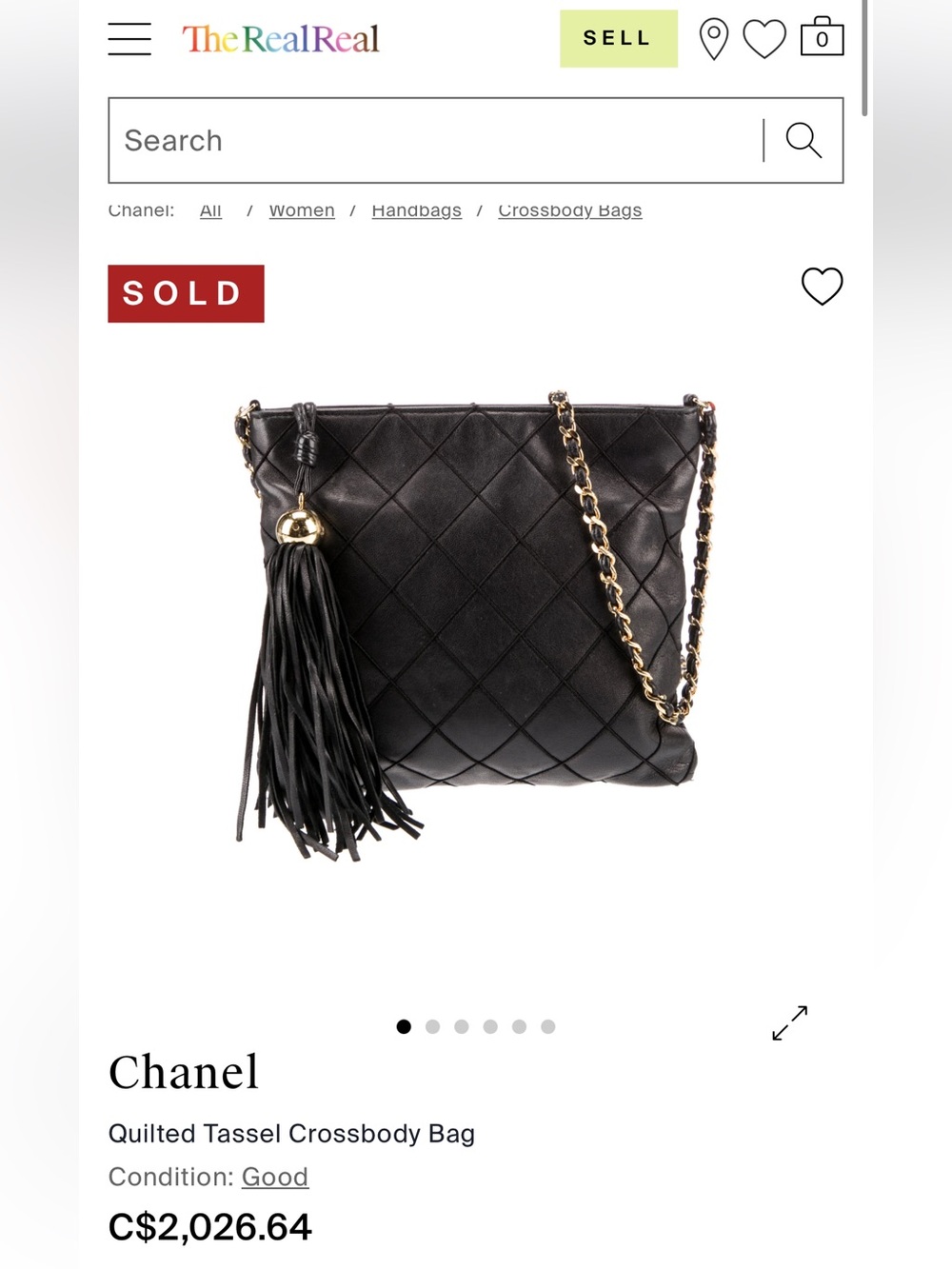 Vintage Chanel Quilted Tassel Shoulder Bag - Picture 13 of 16